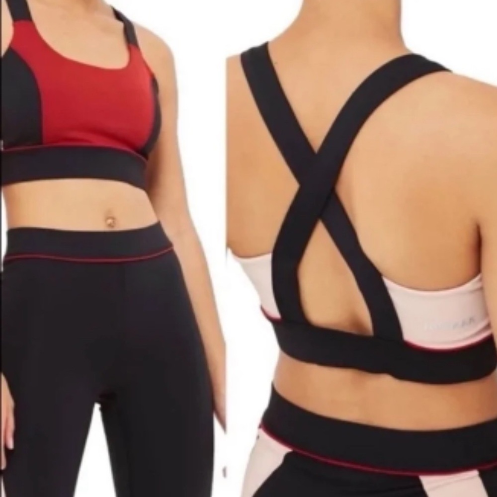 Ivy Park | Colour Block Open Back Sports Bra Size M